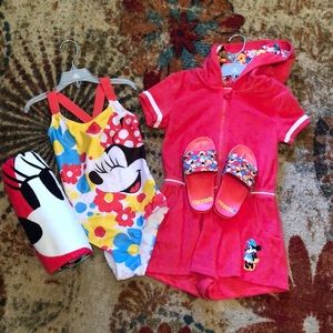 DISNEY MINNIE MOUSE BATHING SUIT ENSEMBLE